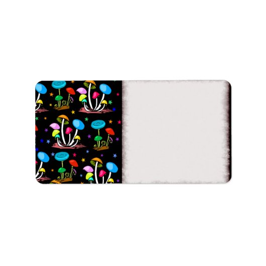 キノコの虹 ラベル (正面)