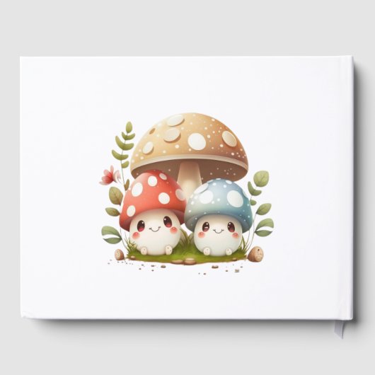 キノコの赤ちゃんシャワーへようこそ ゲストブック (裏面)