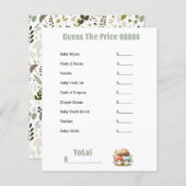 キノコの赤ちゃんシャワーベビー項目の価格を推測 (正面/裏面)