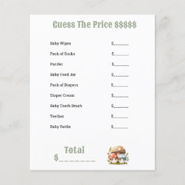 キノコの赤ちゃんシャワーベビー項目の価格を推測