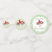 キノコの赤ちゃんシャワー コンフェッティ (正面)