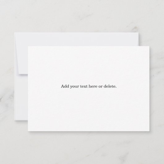 キノコの赤ちゃんシャワー – サンキューカード (裏面)