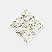 キノコの赤ちゃんシャワー スタンダードカクテルナプキン (角)