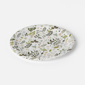 キノコの赤ちゃんシャワー ペーパープレート (アングル)