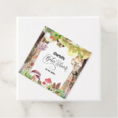 キノコの赤ん坊のシャワーウッドランド フェイバータグ (インサイチュ)