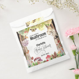 キノコの赤ん坊のシャワーウッドランド フェイバーバッグ