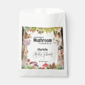キノコの赤ん坊のシャワーウッドランド フェイバーバッグ (正面)