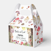 キノコの赤ん坊のシャワーウッドランド フェイバーボックス (裏面サイド)