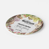 キノコの赤ん坊のシャワーウッドランド ペーパープレート (アングル)