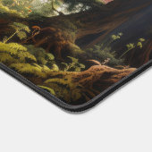 キノコの過生林イラストレーション デスクマット (コーナー)