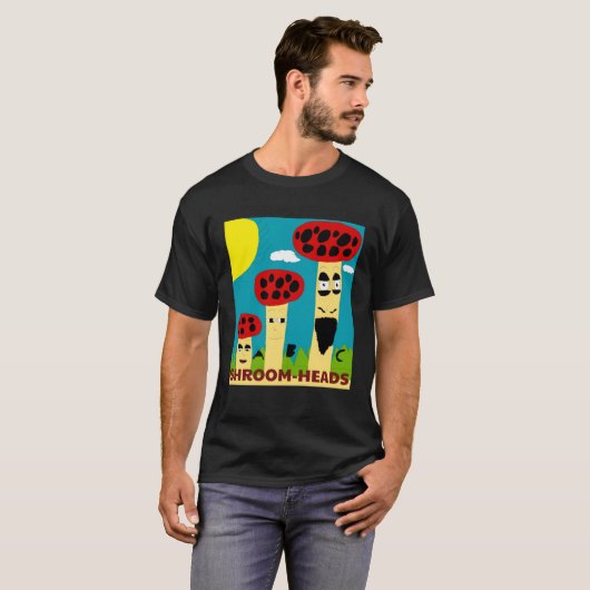 キノコの頭部 Tシャツ (正面フル)