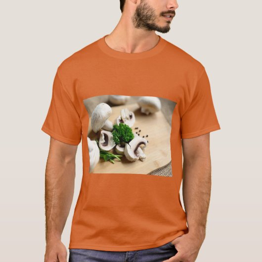 キノコの食事ムードTシャツ Tシャツ (正面)