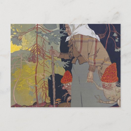 キノコの魔女 - フランツ・ヴァチク ポストカード (正面)