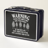 キノコは毒モレル狩り菌学者 メタルランチボックス (裏面)