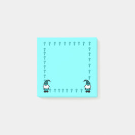 キノコを持つ青いノーム ポストイット