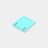 キノコを持つ青いノーム ポストイット (アングル)