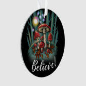 キノコを食べる オーナメント (正面)