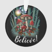 キノコを食べる オーナメント (正面)