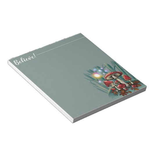 キノコを食べる ノートパッド (アングル)