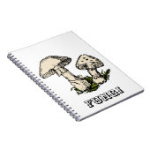 キノコイラストレーション ノートブック (右側)