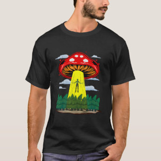 キノコエイリアンシャツエイリアン拉致Ufo愛好家Sp Tシャツ
