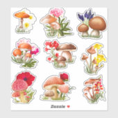 キノコカスタムのビニール切りステッカー シール (シート)