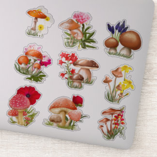 キノコカスタムのビニール切りステッカー シール