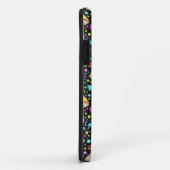 キノコカラフルのシームレスなパターン Case-Mate iPhoneケース (裏面/右)