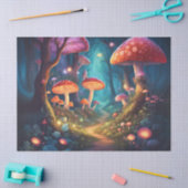 キノコカラフルの森 薄葉紙 (クラフト)