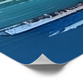 キノコカラフルの町 | AIアートポスター ポスター (角)