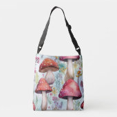 キノコカラフルトート クロスボディバッグ (裏面)