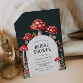 キノココテージウッドランドブライダルシャワー招待 招待状
