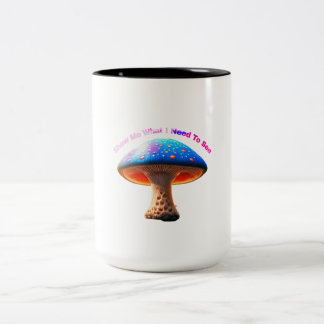 キノココーヒーか紅茶用のマグカップ ツートーンマグカップ