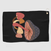 キノココーヒー ゴルフタオル (横)