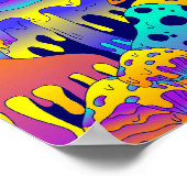 キノコサイケデリックの融液 ポスター (角)