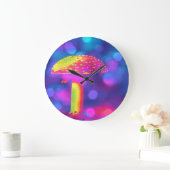 キノコサイケデリック類 ラージ壁時計 (ホーム)