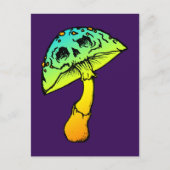 キノコスカルはがき ポストカード (正面)