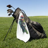 キノコスカルグローブ ゴルフタオル (グリーン)