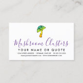 キノコスカル名刺 名刺 (裏面)