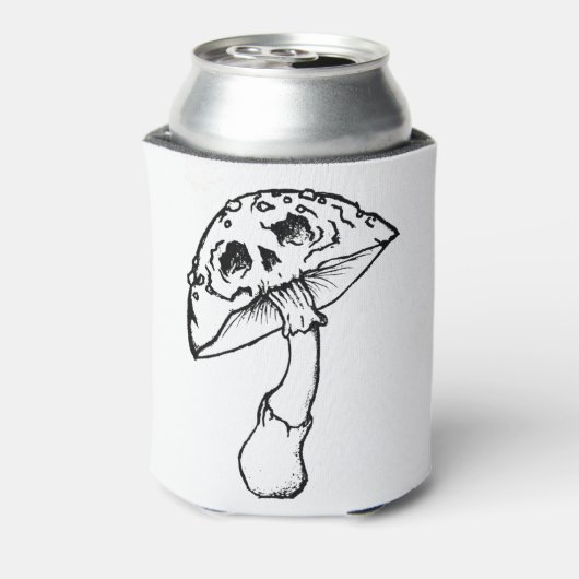 キノコスカル 缶クーラー (缶裏面)