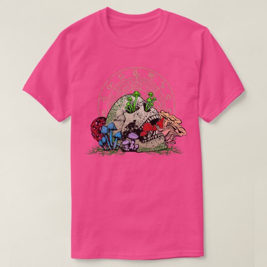 キノコスカル Tシャツ (デザイン正面)