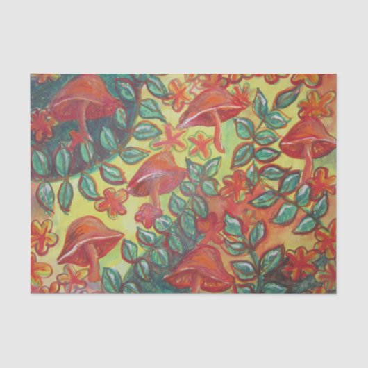 キノコティッシュペーパー 薄葉紙 (正面)