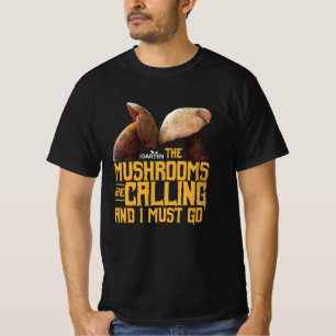 キノコデザインザマッシュルームおもしろいア Tシャツ