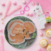 キノコハッピーバースデー ペーパープレート (パーティー)