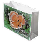 キノコハッピーバースデー ラージペーパーバッグ (裏面アングル)