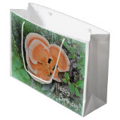 キノコハッピーバースデー ラージペーパーバッグ (正面アングル)