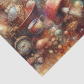 キノコファンタジーシーンAlice Wonderland Decompage 薄葉紙 (詳細)