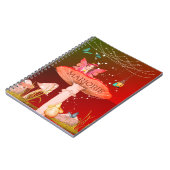 キノコファンタジーフェアリー魔法の魅力学校 ノートブック (左側)