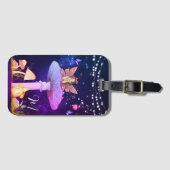 キノコファンタジーモノグラムマジカルフェアリー ラゲッジタグ (正面横)