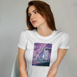 キノコファンタジー景観 Tシャツ